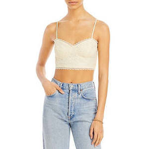 Aqua Lace Bustier Top